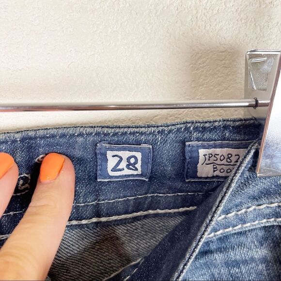 Miss Me Low Rise Bootcut Wing Denim Jeans 28 - Picture 5 of 10